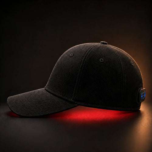 Amal cap, side profile, LEDs lit